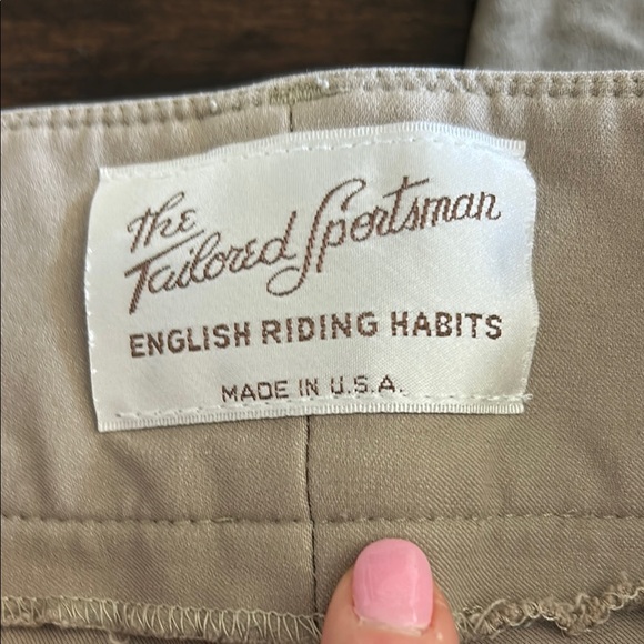 Tailored Sportsman Tan Equestrian Riding Breeches, Size 24 - Picture 3 of 4